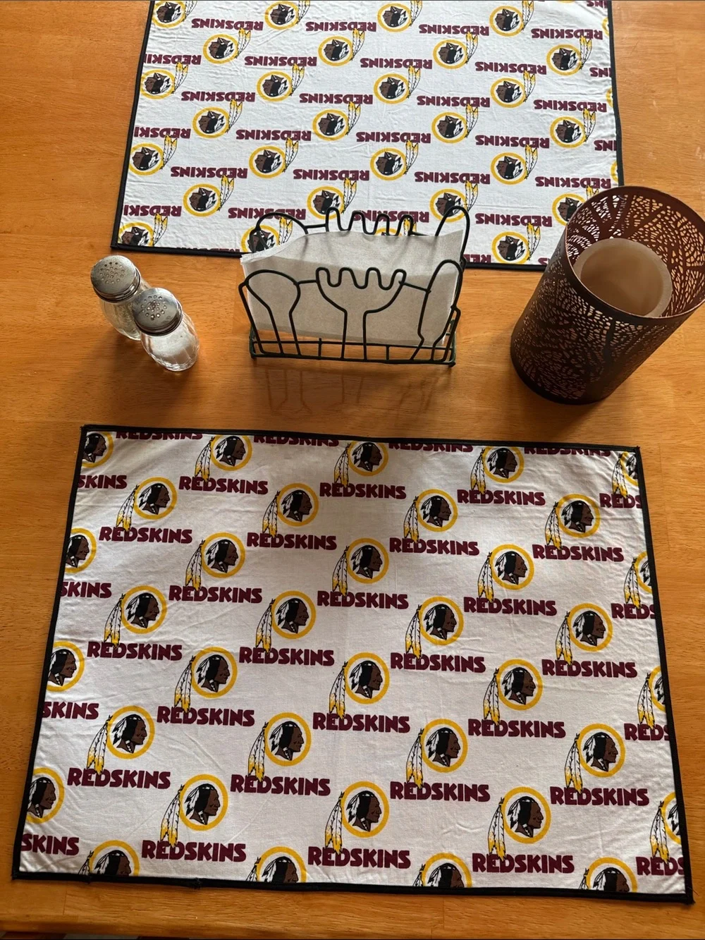 Set of 2 Washington Redskins Football Team Logo Placemats from 2005